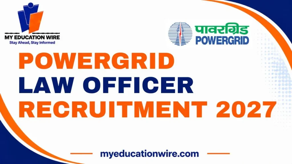 POWERGRID Law Officer Recruitment 2027