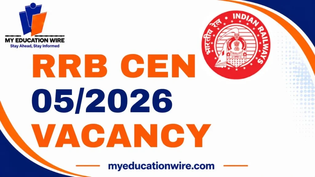 RRB CEN 05/2026 Vacancy