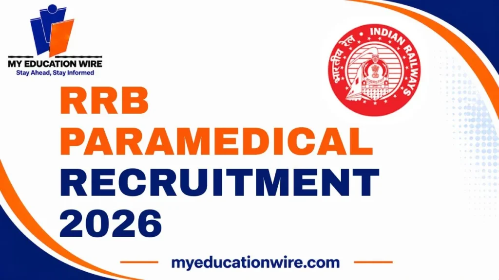 RRB Paramedical Recruitment 2026