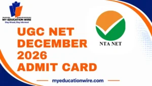 UGC NET December 2026 Admit Card