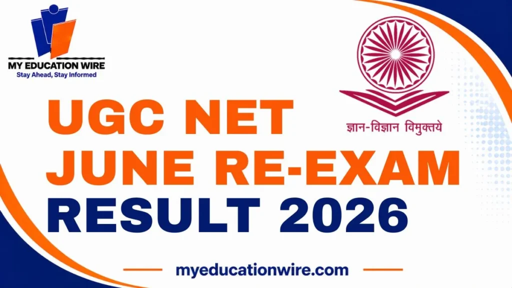 UGC NET June Re-Exam Result 2026
