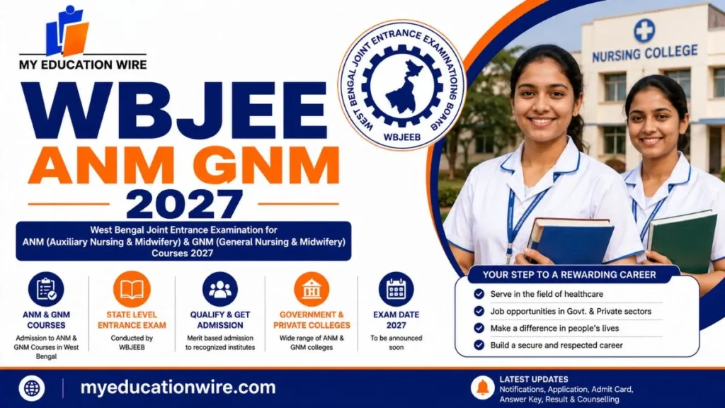 WBJEE ANM GNM 2027